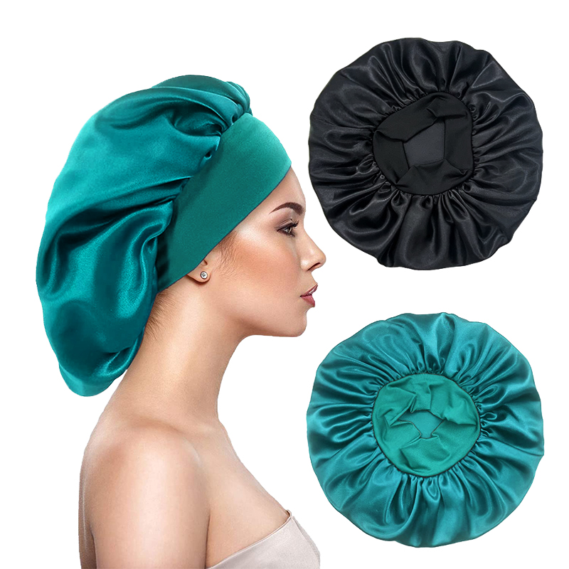 Hair Spa Wellness - 2 adet/grup kadın saten katı boneler