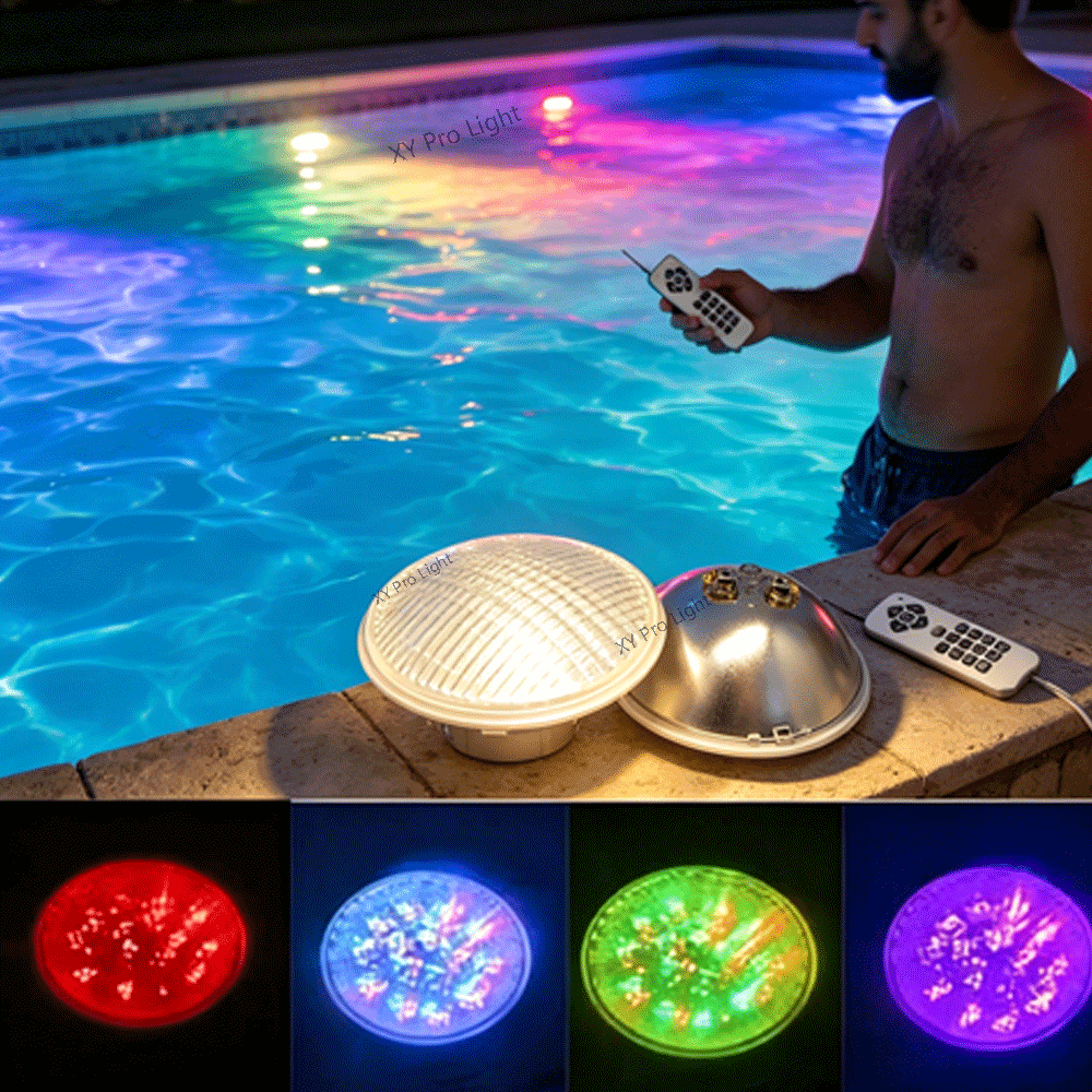 25W PAR56 RGB LED Yüzme Havuzu - Xy Spa & Wellness George Town Reviews incelemesi ve fiyatı